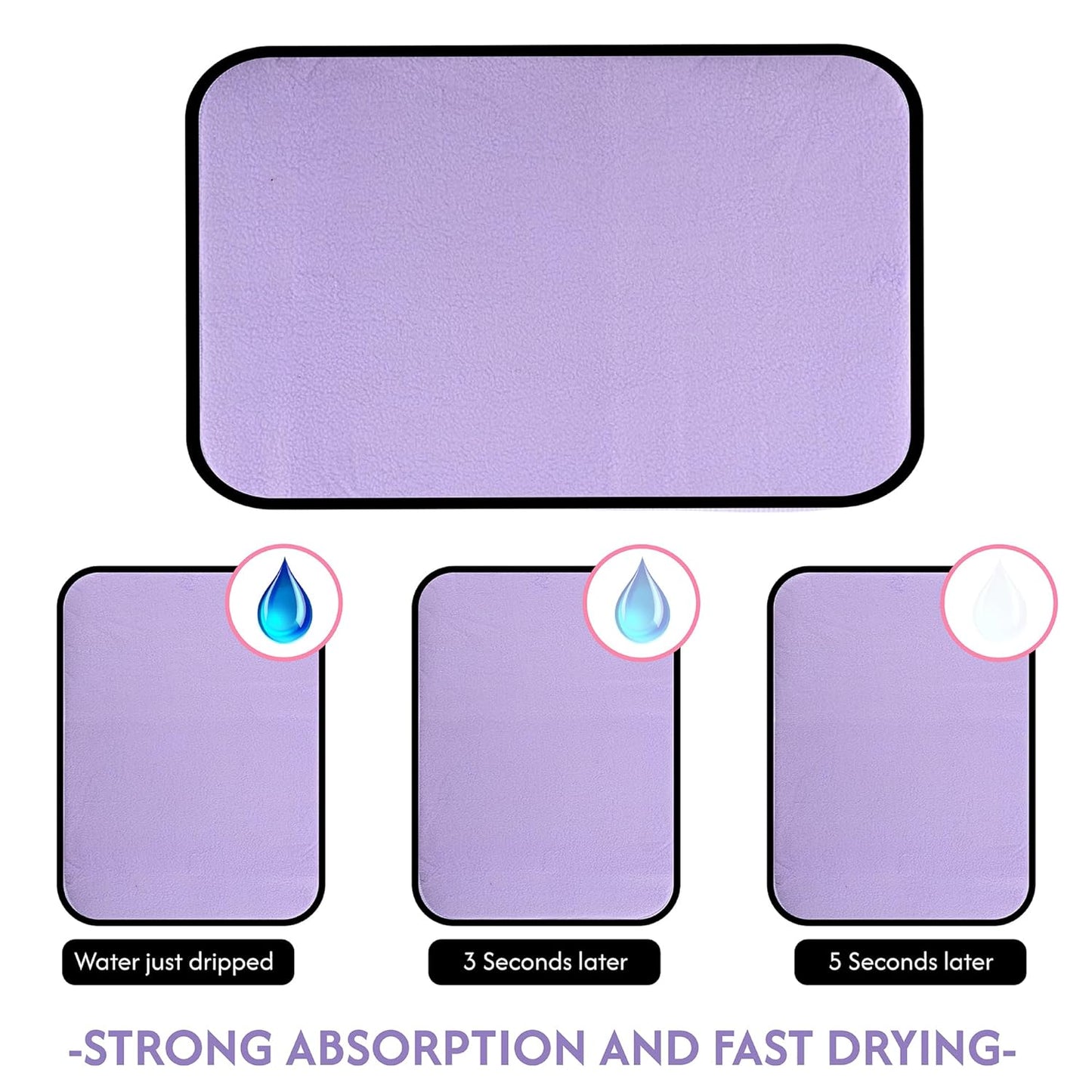 FreshDry Microfiber Dish Drying Mat