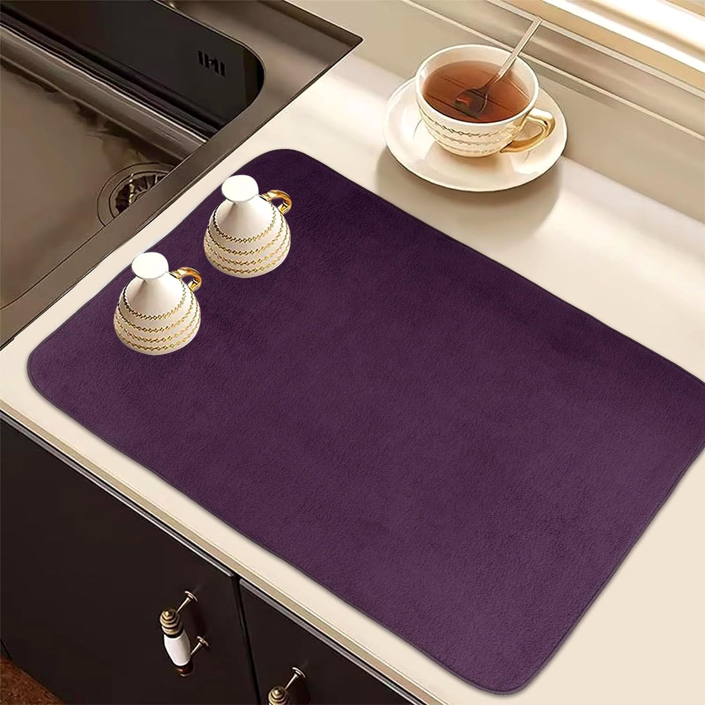 FreshDry Microfiber Dish Drying Mat
