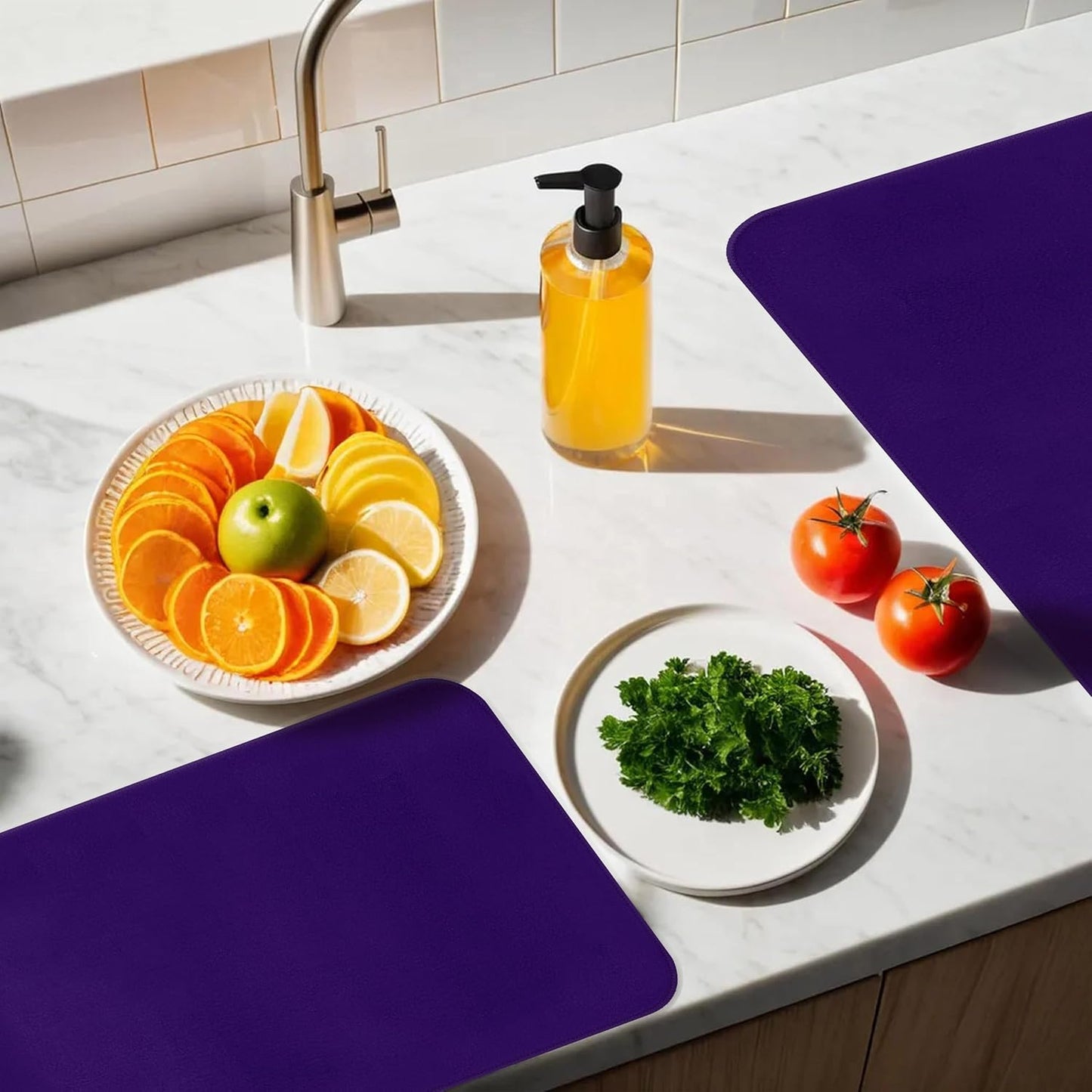 FreshDry Microfiber Dish Drying Mat