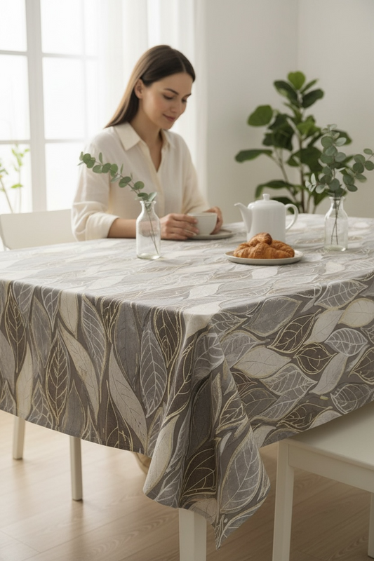 Luxury  Print Table Cover – Elegant Dining Table Cover for Modern Homes