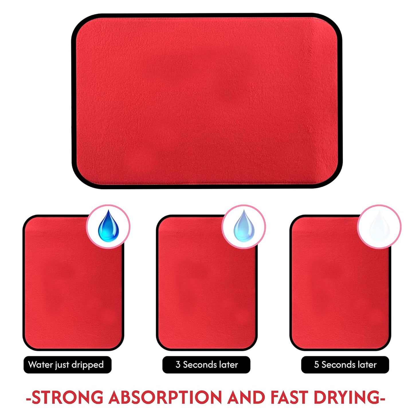 FreshDry Microfiber Dish Drying Mat