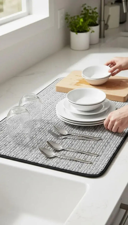 Super Absorbent Dish Dry Mat for Kitchen