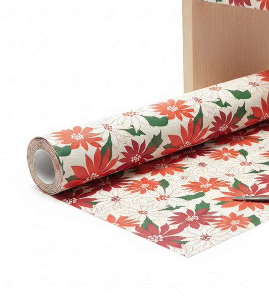 Floral Printed Non-Slip Shelf Liner Mat