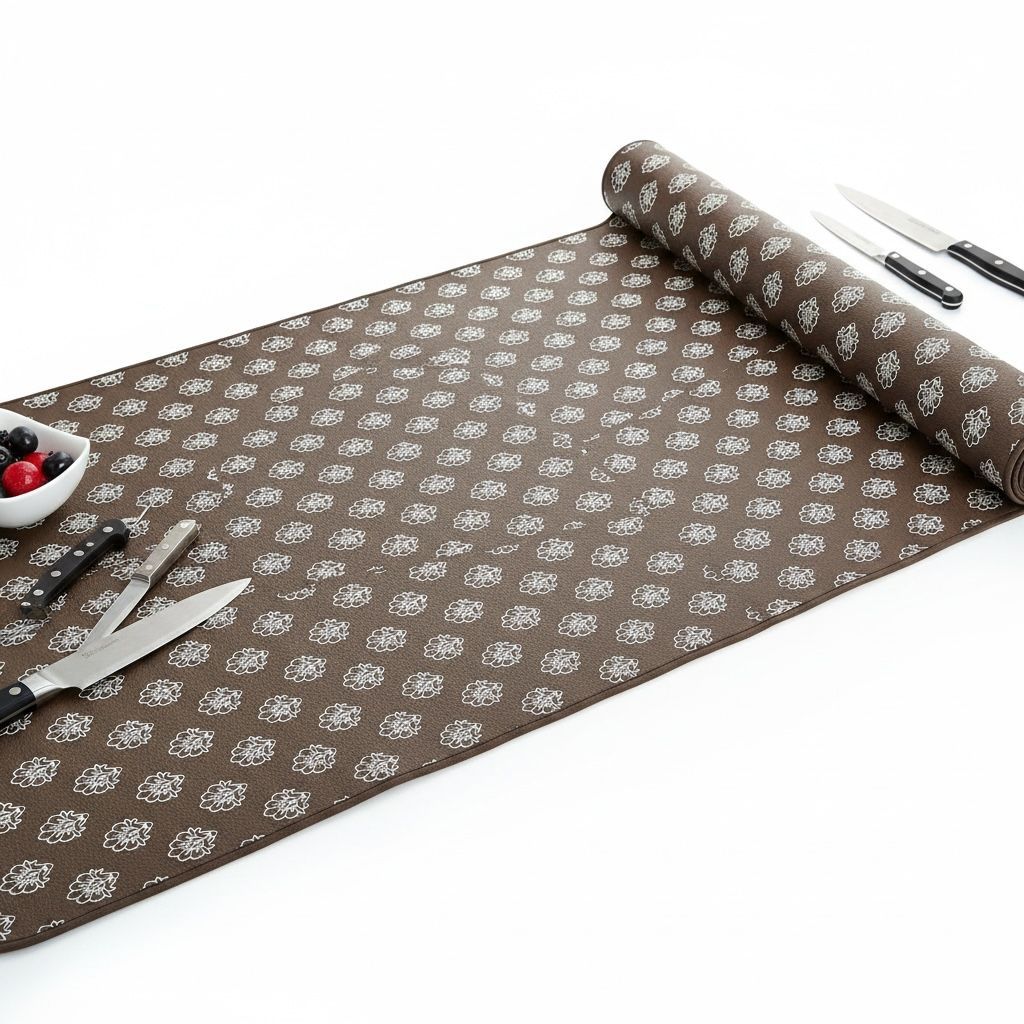 Premium Printed Anti-Slip Kitchen Mat Roll
