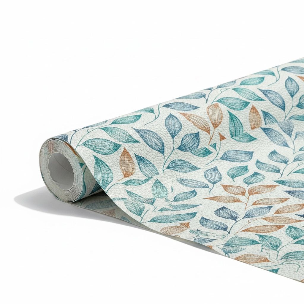 Leaf Print Waterproof Shelf & Drawer Liner Mat