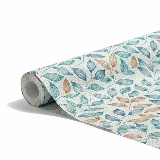 Leaf Print Waterproof Shelf & Drawer Liner Mat