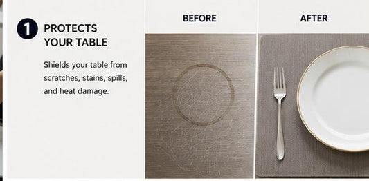 Premium Quality Washable Dining Table Mats for Home & Kitchen