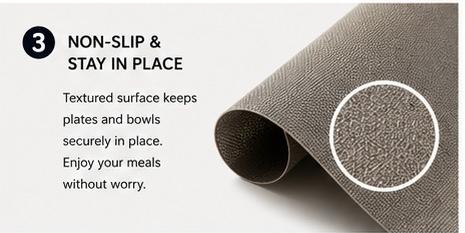 Premium Quality Washable Dining Table Mats for Home & Kitchen
