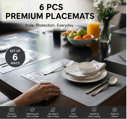 Premium Quality Washable Dining Table Mats for Home & Kitchen