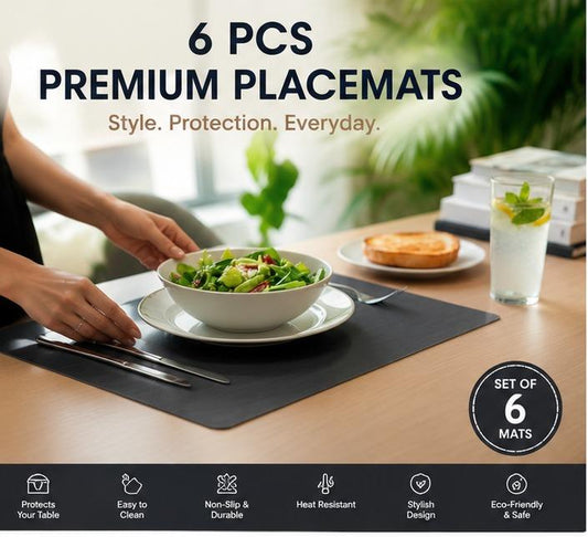 Premium Quality Washable Dining Table Mats for Home & Kitchen