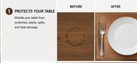Premium Quality Washable Dining Table Mats for Home & Kitchen