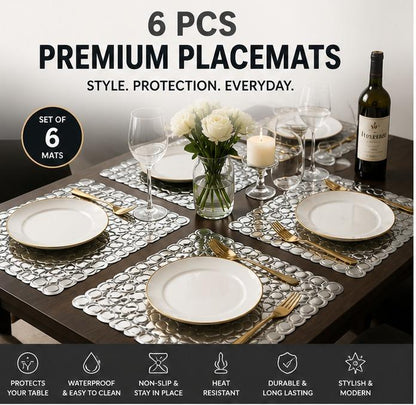 Premium Quality Washable Dining Table Mats for Home & Kitchen