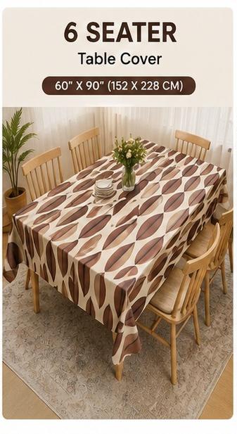 JIO Stylish Dining Table Cover with Premium Finish