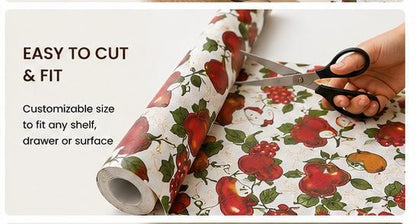 Premium Anti-Slip Shelf & Drawer Liner – Easy Roll & Space Saving Design