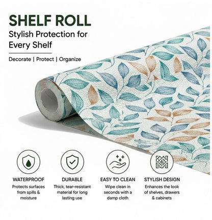 Premium Anti-Slip Shelf & Drawer Liner – Easy Roll & Space Saving Design