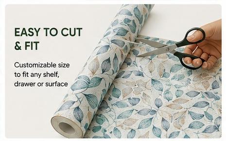 Premium Anti-Slip Shelf & Drawer Liner – Easy Roll & Space Saving Design