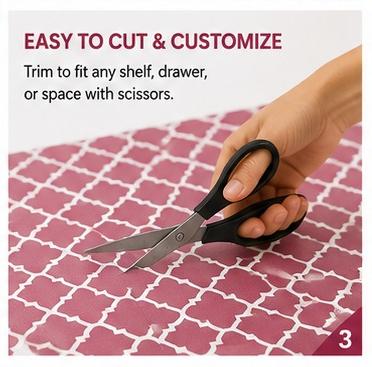 Premium Anti-Slip Shelf & Drawer Liner – Easy Roll & Space Saving Design