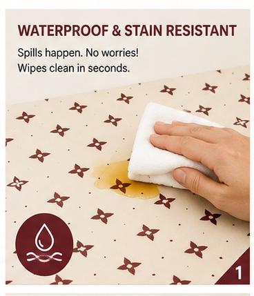 Premium Anti-Slip Shelf & Drawer Liner – Easy Roll & Space Saving Design