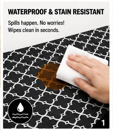 Premium Anti-Slip Shelf & Drawer Liner – Easy Roll & Space Saving Design