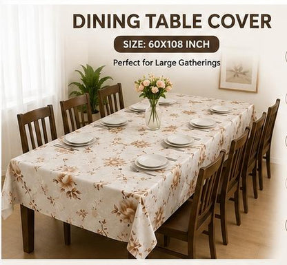 FLORINA Stylish Dining Table Cover with Premium Finish