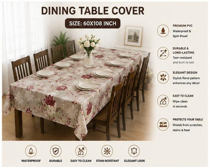 Premium Printed Floral Table Cover