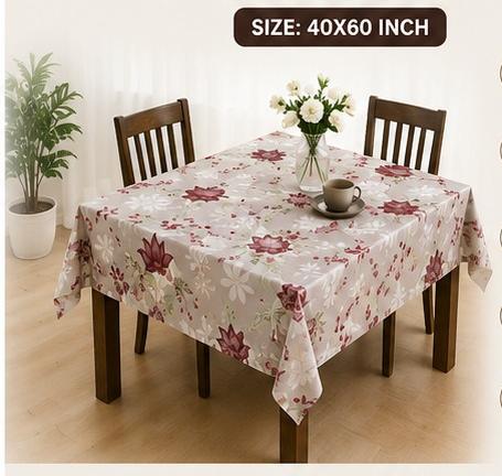 Premium Printed Floral Table Cover