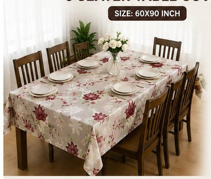 FLORINA Stylish Dining Table Cover with Premium Finish