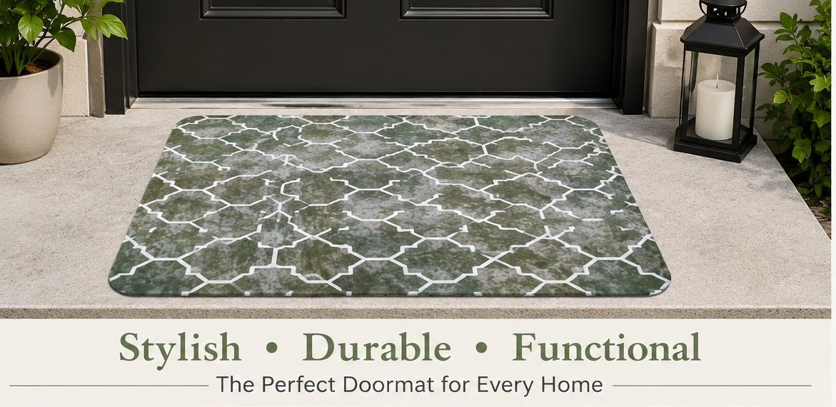 Premium Non-Slip Door Mat – Stylish, Durable & Super Absorbent Floor Mat for Indoor & Outdoor Use