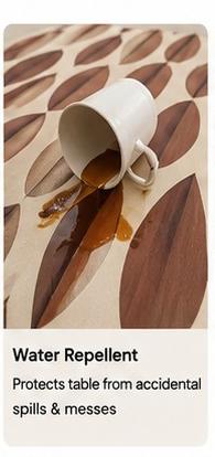 Brown Drop Jio Table Cover
