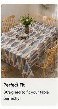 Blue Drop Jio Table Cover
