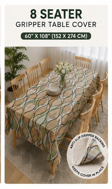 Gripper Printed Table Cover