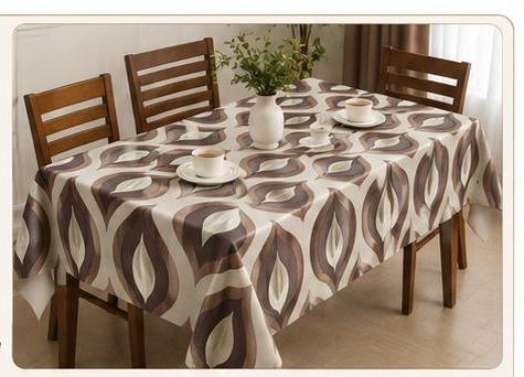 Brown Leaf Jio Table Cover