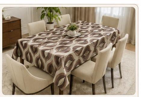 Brown Leaf Jio Table Cover