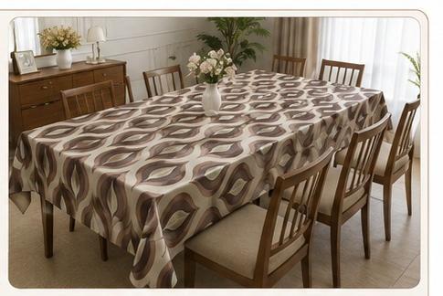 Brown Leaf Jio Table Cover