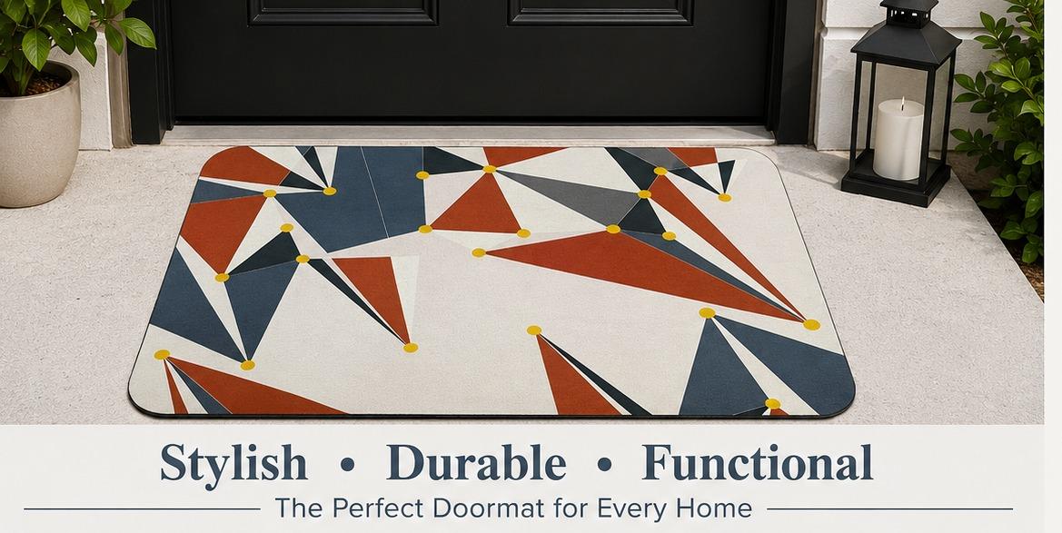 Premium Non-Slip Door Mat – Stylish, Durable & Super Absorbent Floor Mat for Indoor & Outdoor Use