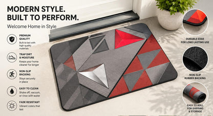 Premium Non-Slip Door Mat – Stylish, Durable & Super Absorbent Floor Mat for Indoor & Outdoor Use