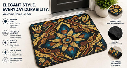 Premium Non-Slip Door Mat – Stylish, Durable & Super Absorbent Floor Mat for Indoor & Outdoor Use