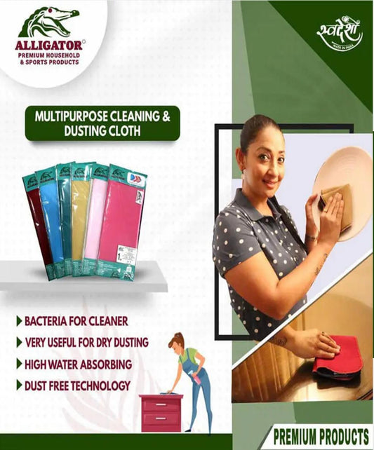 Alligator Multipurpose Cleaning & Dusting Cloth – Powerful Cleaning, Effortless Shine!