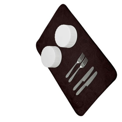 LuxeVelvet Dish Drying Mat
