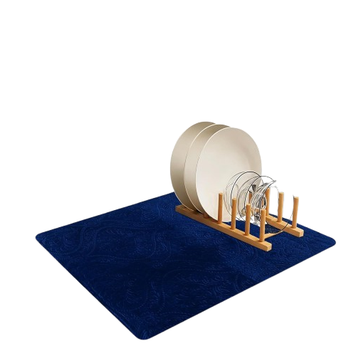 LuxeVelvet Dish Drying Mat