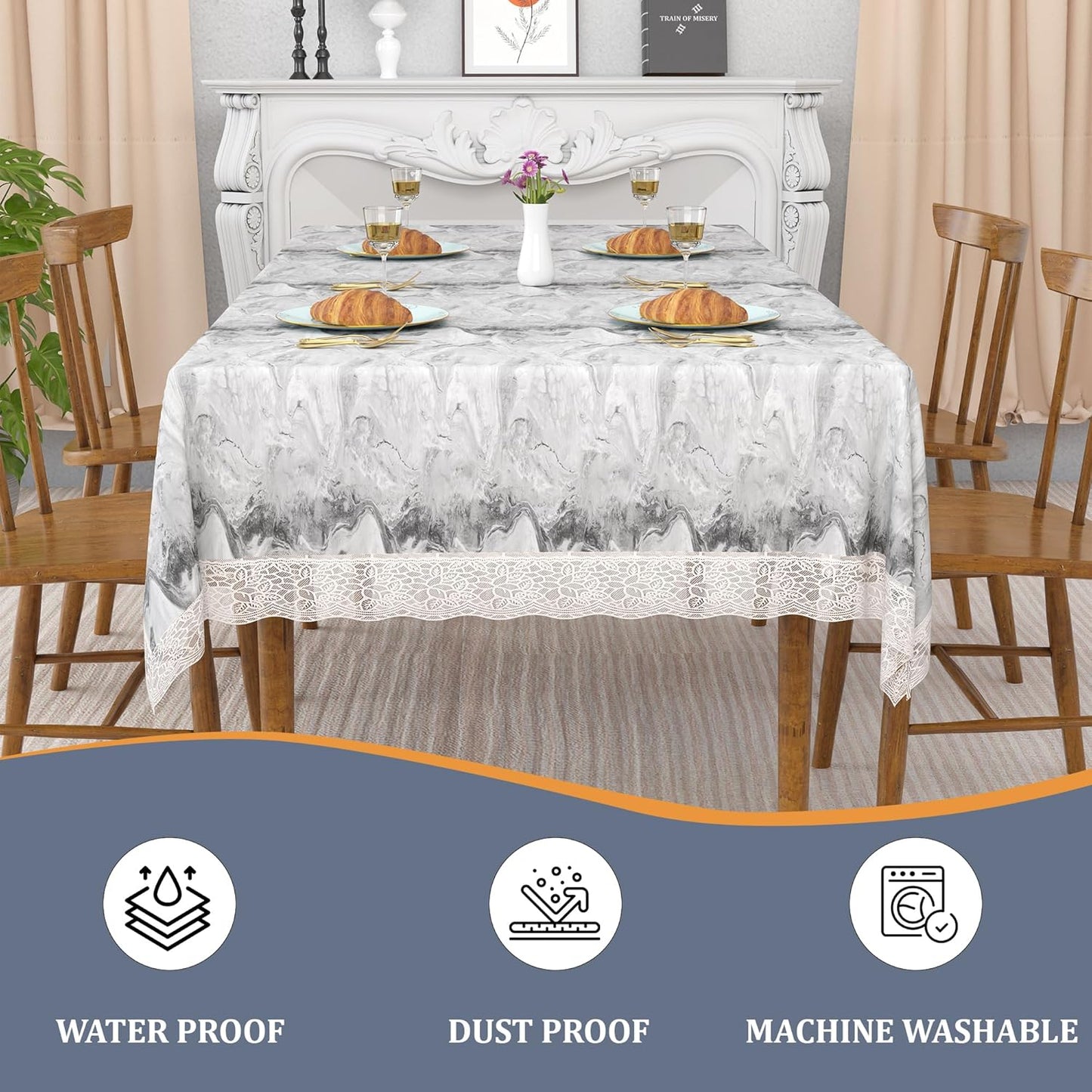 Stylish Dining Table Cover with Premium Finish