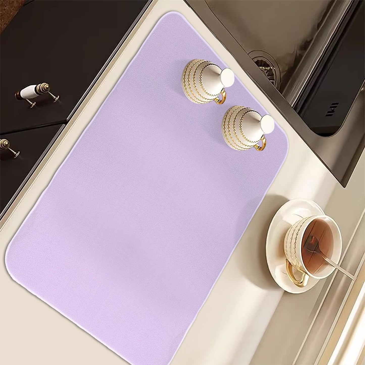 FreshDry Microfiber Dish Drying Mat