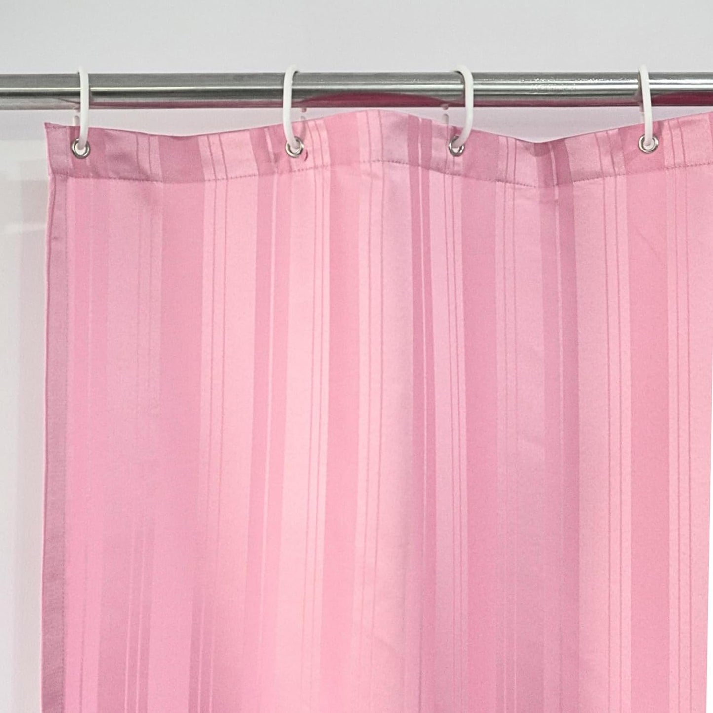 Solid Pink Shower Curtain