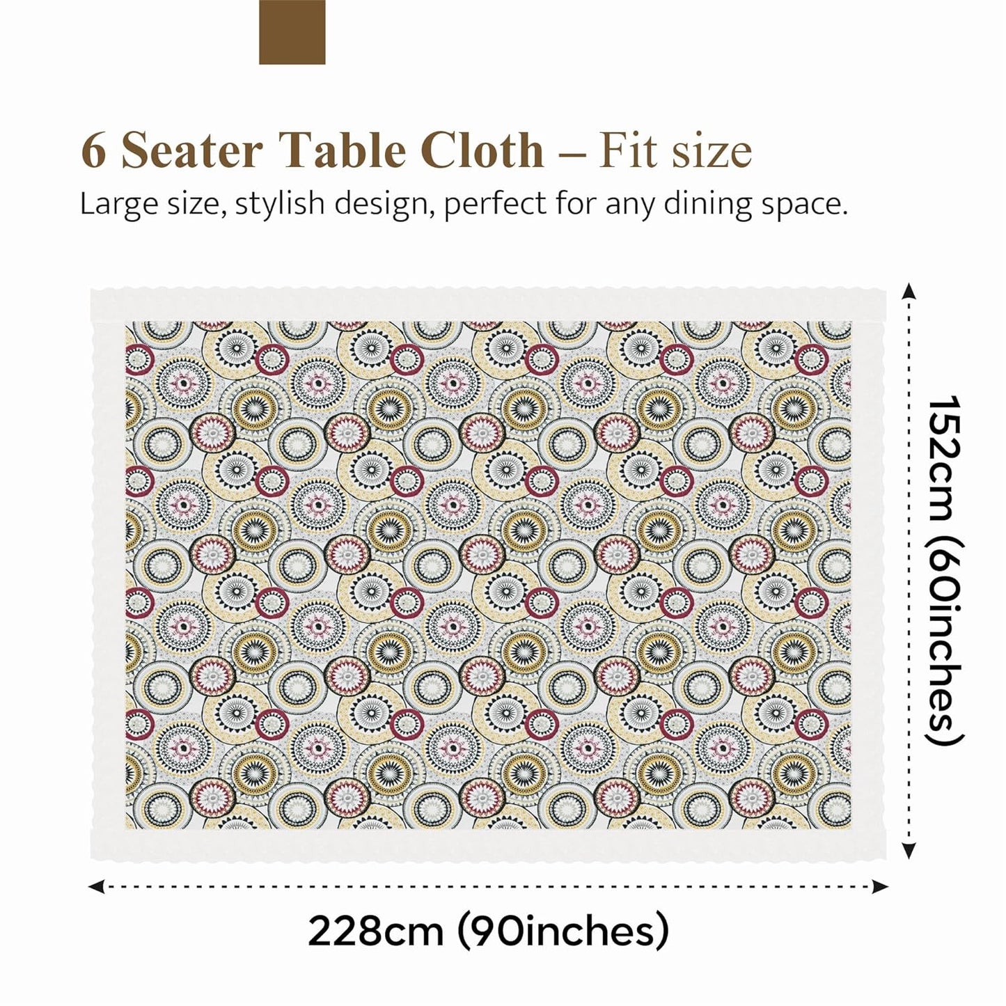 Stylish Dining Table Cover with Premium Finish