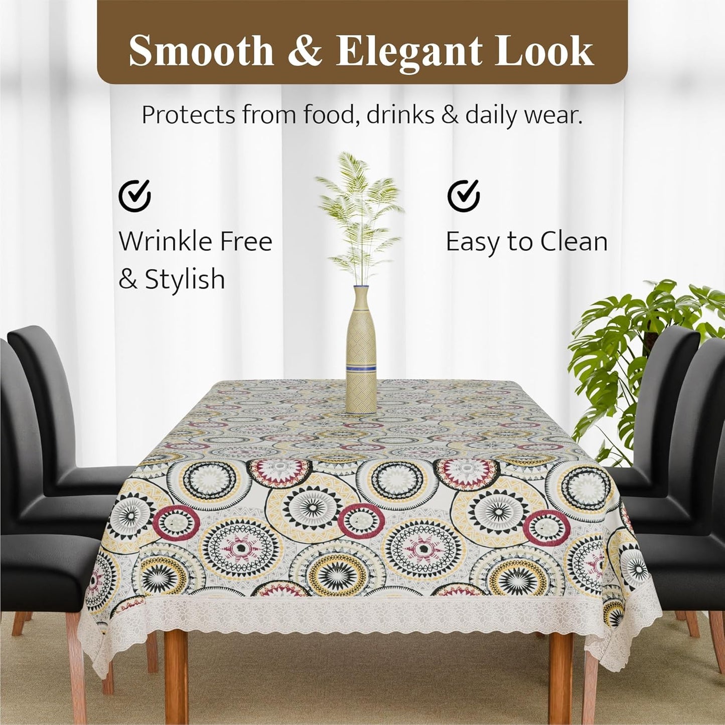 Stylish Dining Table Cover with Premium Finish