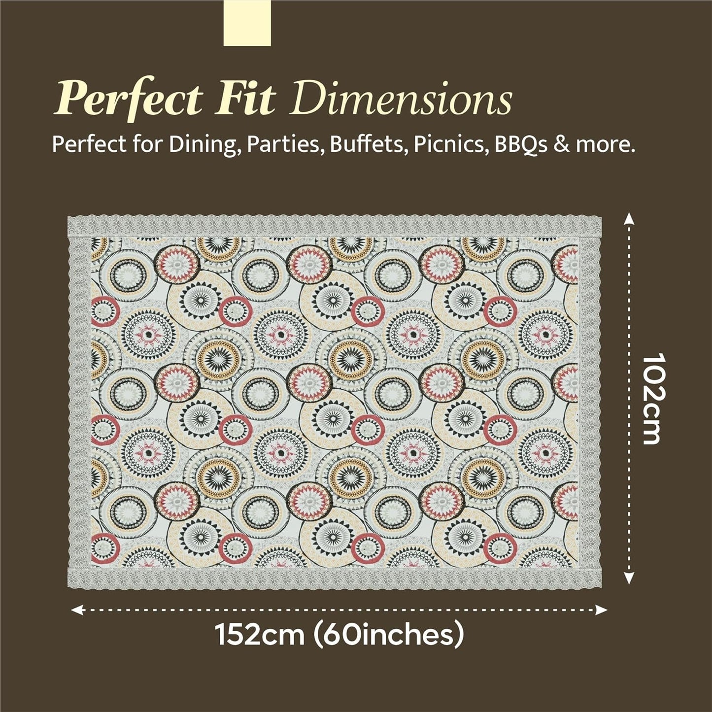 Stylish Dining Table Cover with Premium Finish