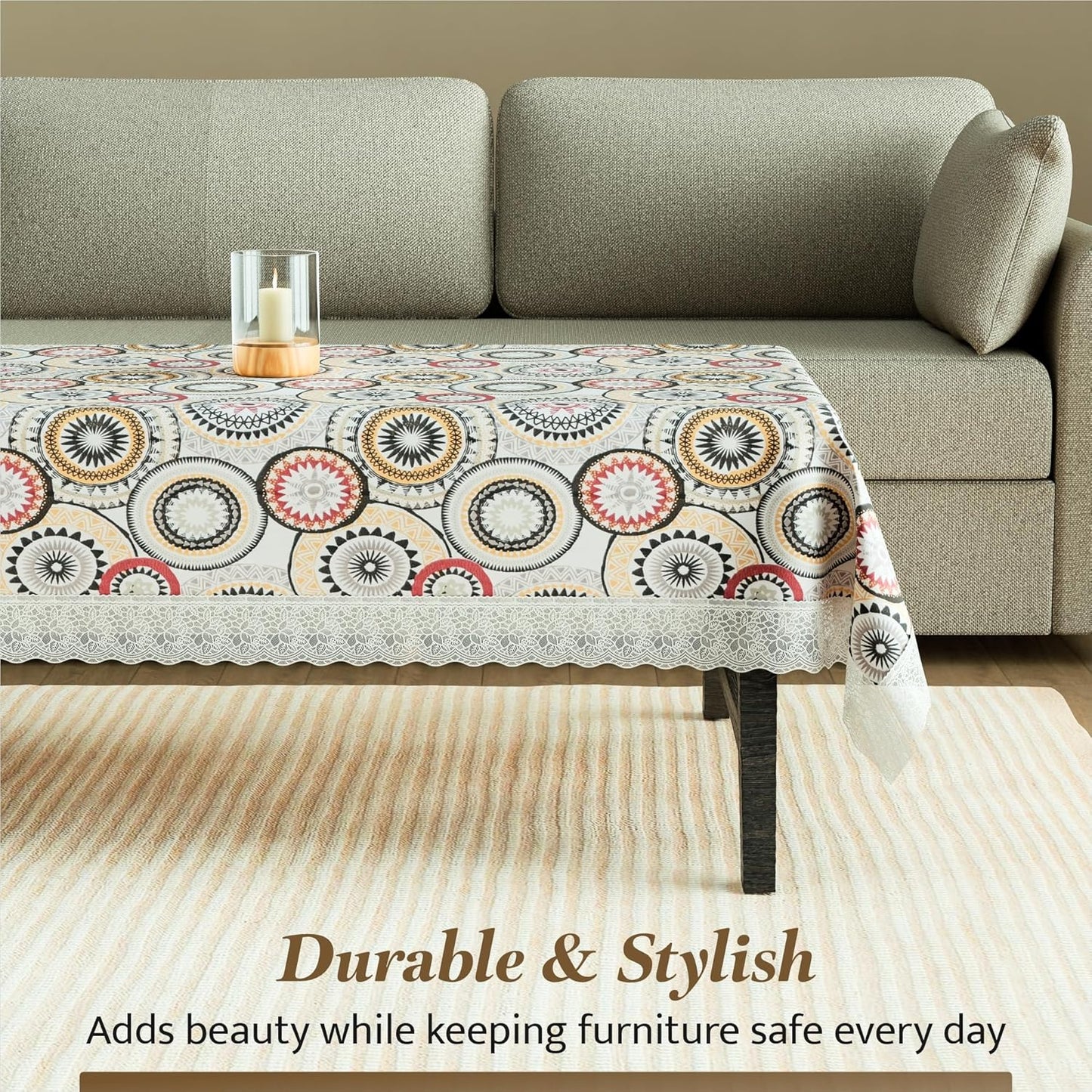 Stylish Dining Table Cover with Premium Finish