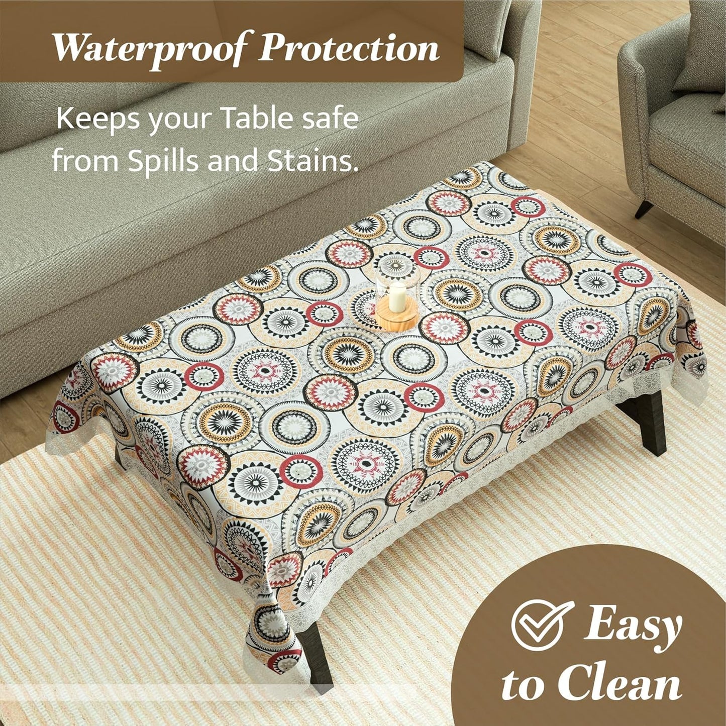 Stylish Dining Table Cover with Premium Finish