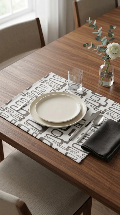 Brown box Anti-Slip Designer Dining Table Mat